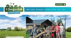 Desktop Screenshot of campinghetoortjeshek.nl